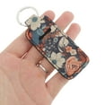 thumbnail image 4 of Unique Bargains Lipstick and Perfume Cover Handbag Charm Colorful 1 Pc Black Brown, 4 of 5