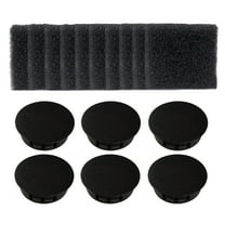 Delapan 10-Pack Pump Filter Sponge 6-Pack Black Plant Spacer Cover Compatible with AeroGarden Pumps Kit