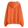 thumbnail image 4 of Zip Up Hoodies Women 2026 Spring Casual Long Sleeve Sweatshirts Fall Winter Track Jackets with Pockets Orange L, 4 of 5