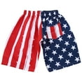 thumbnail image 4 of EastVita Independence Day boys beach pants flag pattern 5-point beach belt pocket Lanyard, 4 of 6