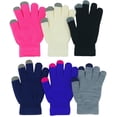 thumbnail image 2 of ToBeInStyle Women's Pack of 6 Acrylic Magic Gloves - Touch Screen Assorted - One Size, 2 of 7