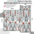 thumbnail image 5 of Gray Christmas Gnome Village Pattern Toddler Nap Mats for Kids Preschool,51"x22" Sleeping Mat Bag or Kids,Toddler Sleeping Bag,Toddler Nap Mat or Daycare, 5 of 6