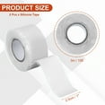 thumbnail image 2 of 2 Pcs Cinta de Silicona Autoadhesiva, Cinta de Sellado de Silicona de 1" x 10ft para Reparación de Tuberías de Plomería, Fugas de Manguera, Blanca, 2 of 6