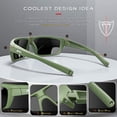thumbnail image 4 of Gafas de sol polarizadas ATTCL 5001 para hombre pesca UV400 verdes, 4 of 7