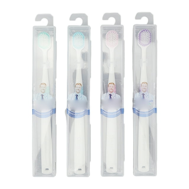 Cepillo de dientes manual NikouMX 12 piezas pelo suave y fino