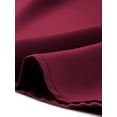 thumbnail image 5 of Agnes Orinda Women's Plus Size Chiffon Blouses V Neck Lace Panel Long Sleeve Casual Tops Shirts 1X Burgundy, 5 of 6