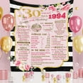 thumbnail image 2 of 30th Birthday Blanket Gifts for Women with Gift Box, Gifts for Women Turning 30, Happy 30th Birthday Gift Ideas for Her, 30th Birthday Decorations Throw Blanket 60"x50" (30TH), 2 of 5