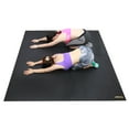 thumbnail image 2 of RevTime Super Large Exercise Mat 6 x 6 Feet (72"x72"x1/8") Heavy Duty Cardio Mat For Home Workouts Gym Black, 2 of 4