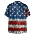 thumbnail image 6 of Linfrsh Mens Usa T Shirt Women Men Kids Patriotic American Flag Distressed T-Shirt(Blue,4XL), 6 of 6