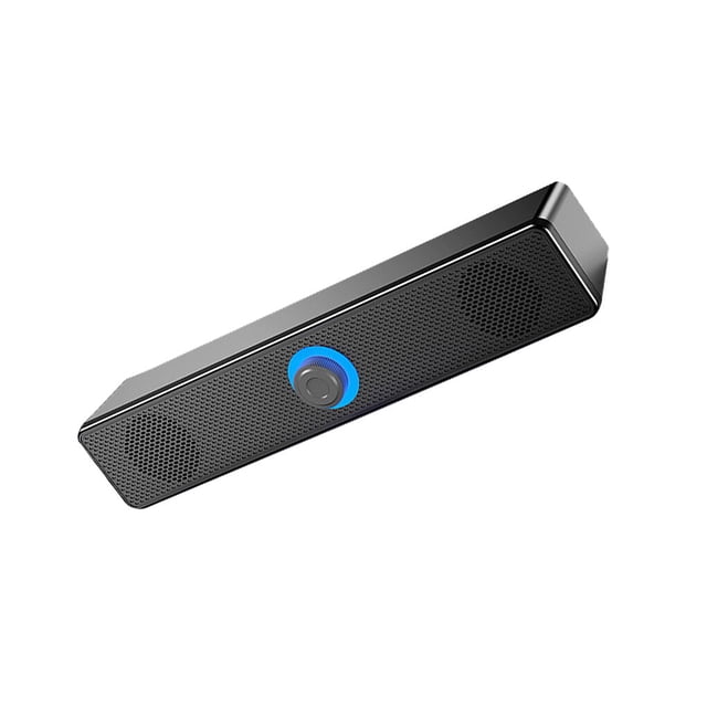 Inteprter Altavoz compatible con Bluetooth, altavoz de Subwoofer de sonido estéreo de doble bocina, barra de sonido de Audio de mesa, doméstico para Type4 NO4