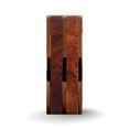 thumbnail image 2 of Elegant Rosewood Burl Wood Inlay Brown Titanium Wedding Ring, 8mm, Size 5, 2 of 4