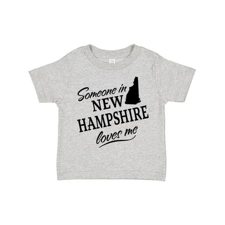 

Inktastic Someone in New Hampshire Loves Me Gift Toddler Boy or Toddler Girl T-Shirt