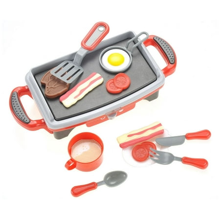 Breakfast Griddle Electric Stove Play Food Kitchen Grill