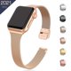 thumbnail image 2 of Pulsera delgada Banda de metal para Apple Watch 8 7 6 SE 5 4 3 38 40 41 45 49MM Correa milanesa de acero ultra inoxidable para iwatch 42 44MM Tan Jianjun unisex, 2 of 2