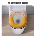 thumbnail image 5 of YHAICO Toilet Seat Round Toilet Seat Bumpers Zipper Model Toilet Seat Household Embroidery Sitting Washer Toilet Seat Cover Cute Washer Toilet Seat, 5 of 6
