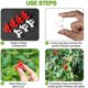 thumbnail image 3 of 20 piezas (10 * rojo 10 * blanco) doblador de abrazadera de planta para entrenamiento de baja presión de ramas de vid de flores entrenador de tallo de planta de 90 grados oso de fresa Electrónica, 3 of 5