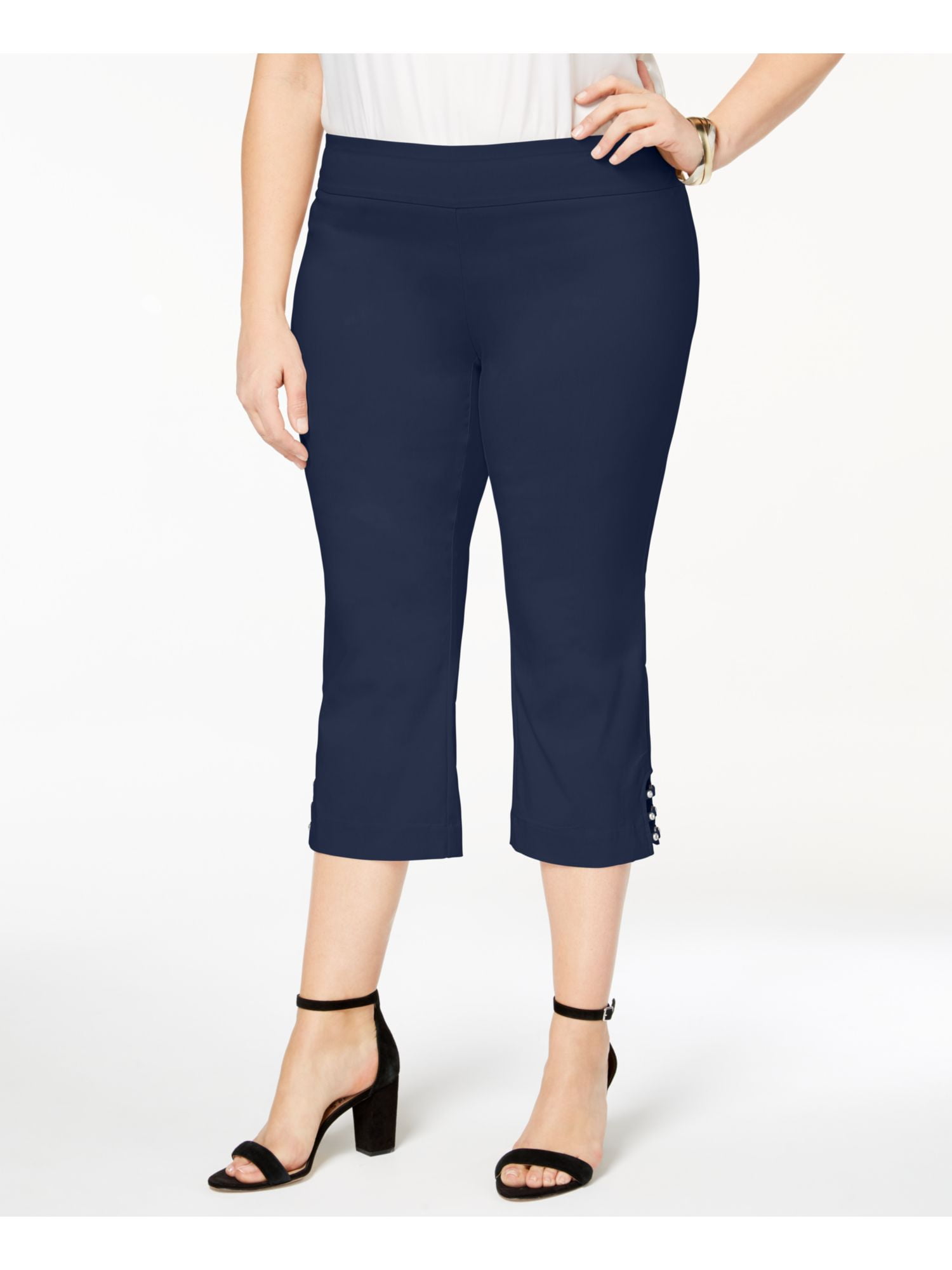 plus size navy work pants