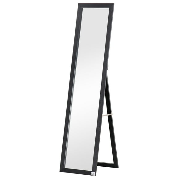 HOMCOM Full Length Mirror, Floor Standing or Wall-Mounted Tall Mirror