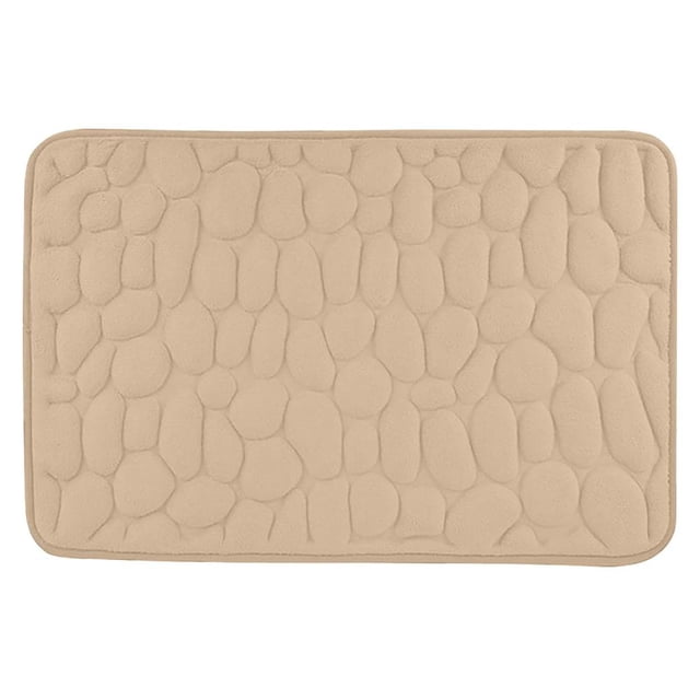 Plush Bathroom Rug – Super-Soft Absorbent Mat for Shower Exit, Machine-Washable & Quick-Dry Non-Slip Base