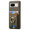thumbnail image 2 of Case for FOXDOCK Google Pixel 8 , Leather, Bear Ring, Card Holder, 2 of 4