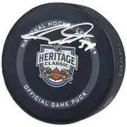 Auston Matthews Toronto Maple Leafs Autographed 2022 Heritage Classic Official Game Puck - Fanatics Authentic Certified