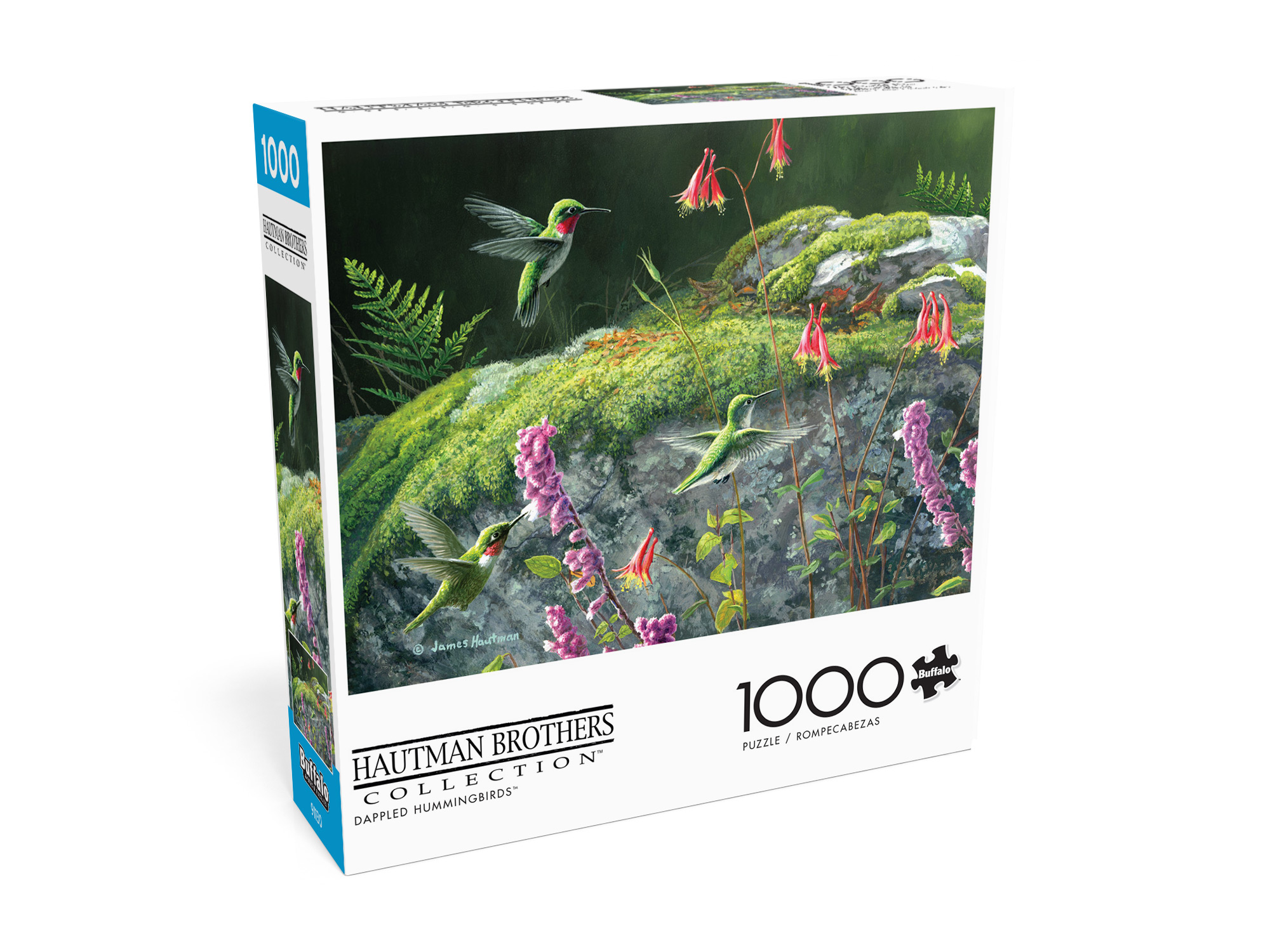 Buffalo Games 1000-Piece Hautman Brothers Dappled Hummingbirds Jigsaw Puzzle