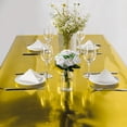 thumbnail image 2 of BalsaCircle 65 Feet Gold Mirrored Plastic Aisle Runner Indoor Outdoor Ceremony Decorations, 2 of 8