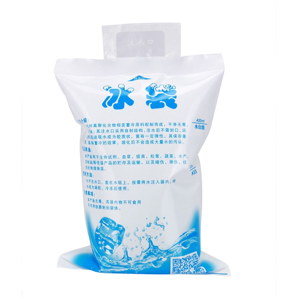 Tunhigl Savings 25PCS Ice Packs Reusable Gel Ice Cooler Pouchs for Food Storage Picnic Cooler Cold Pouchs