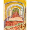 thumbnail image 2 of Van Gogh, Vincent 12x14 Gold Ornate Wood Framed with Double Matting Museum Art Print Titled - Corridor in the Asylum (1889), 2 of 4