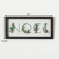 thumbnail image 4 of 22" Sullivans Holly Noel Christmas Wall Decor, Multicolor, 4 of 5