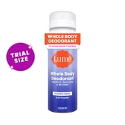 Lume Whole Body Women’s Deodorant - Trial Size Spray Deodorant - Aluminum Free - Soft Powder - 1.0oz