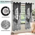 thumbnail image 3 of Yayeee Window Curtains Set of 2 for Living Room Light Filtering 63"x52", Black Moon, 3 of 7
