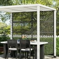 thumbnail image 4 of Riedhoff Metal Outdoor Panel Privacy Screens, 71 ×40 inch, Heavy-Duty Rust-Resistant, Black, 4 of 8