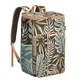 thumbnail image 1 of Hawaiian Floral Insulated Backpack Cooler - 20L, Multiple Pockets for Organized Storage, Lightweight Design, 1 of 6