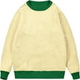 thumbnail image 4 of Chandail en Molleton Thermique en Mélange de Laine pour Hommes, Col Rond, Manches Longues, Chaud et Confortable, Couche de Base, 4 of 4