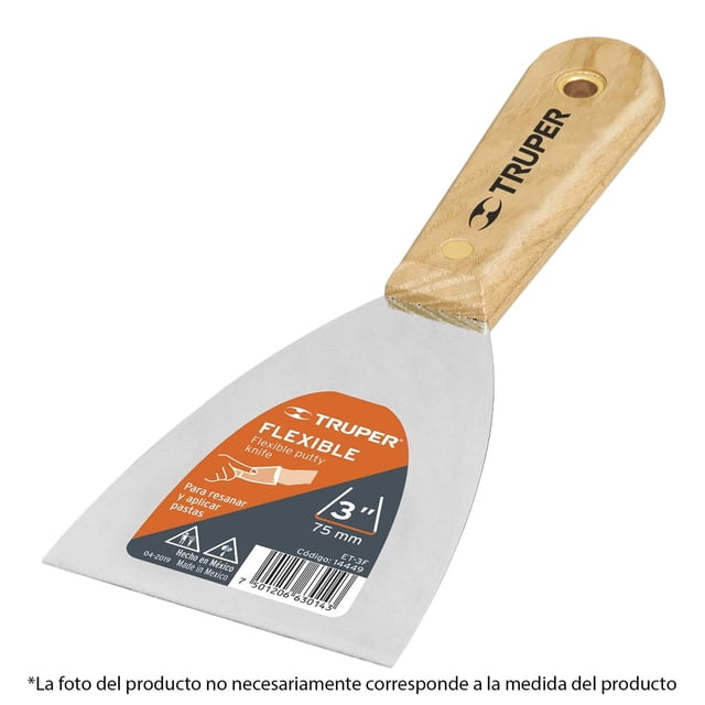 Espátula Flexible Mango De Madera 6' Truper TRUPER ET-6F