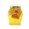 ApiZzz Honey 853111005460 17.53 oz Amphora Acacia Honey with Honeycomb