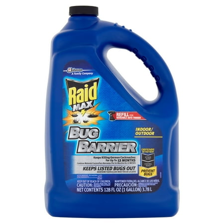 Raid Max Bug Barrier Trigger Refill, 128 Ounces