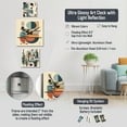 thumbnail image 4 of Designart "Geometric Tranquility Cream and Blue III" Minimalism Oversized Wall Clock - Set Of 3 - Multipanel Clock For Living Room Décor - Large Contemporary Wall Clock, 4 of 6