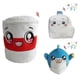 thumbnail image 3 of Lankybox-Muñeco de leche Musical, cubo de árbol de tiburón, juguetes sin música que brillan en la oscuridad, peluche fantasmal, muñecos de peluche de Robot Boxy/astuto, 3 of 3