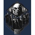 thumbnail image 2 of Men's Zack Snyder Justice League Darkseid Group Shot  Long Sleeve Shirt Navy Blue X Large, 2 of 4