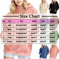 thumbnail image 3 of Xcmzpl Womens Hoodies Plus Size Solid Color Hooded Sweatshirt Athletic Sweater Tops Workout Long Sleeve Shirts Fall Clothes, 3 of 6