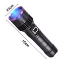 thumbnail image 4 of High power UV flashlight, LED USB rechargeable black light flashlight for UV irradiation, 4 of 5