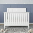 thumbnail image 3 of Child Craft Atwood 4-in-1 Convertible Crib, Chevron Panel Design, 3 Mattress Heights, Matte White, 3 of 8
