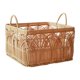 thumbnail image 1 of Cesta de almacenamiento, cesta de lavandería tejida, moderna organización, contenedor de lavado hueco 35CMX25CMX17CM, 1 of 9