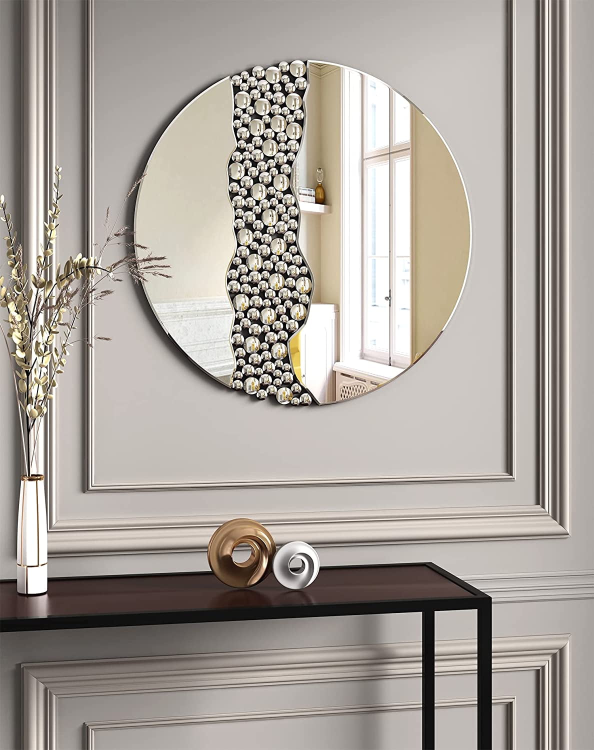 Buy Wholesale China Round Frameless Wall Mirrors Wholesale Modern Cheap  Small Round Mirror Metal Wall Decorative Mirror & Wall Mirrors at USD 3.89