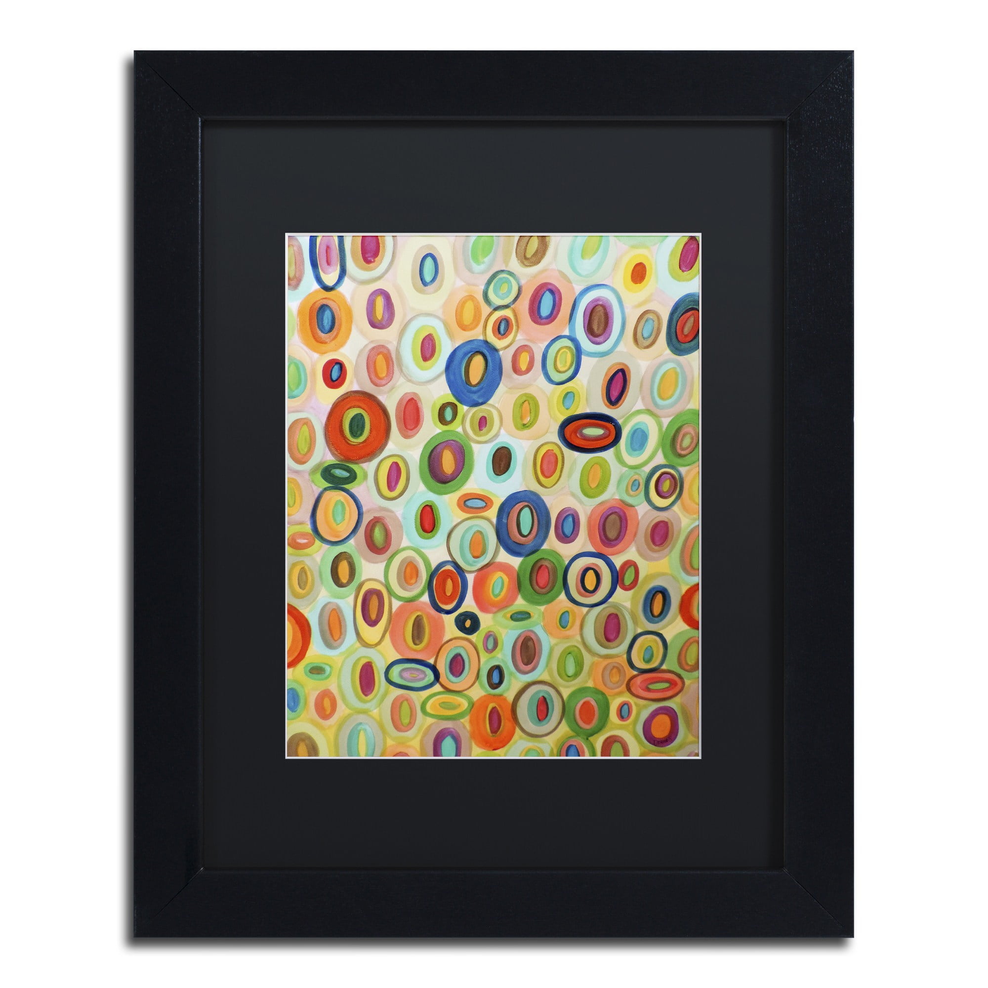 Sylvie Demers 'Permanence' Black Matted Framed Art