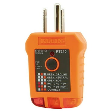 Klein Tools RT210 GFCI Receptacle Tester