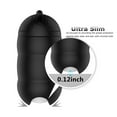 thumbnail image 6 of Airpods Case Cover with Keychain, Njjex Waterproof Silicone Case Protective Shock Resistant Cover Skin for Apple AirPods 1st/2nd Wireless Charging Case -Black, 6 of 11