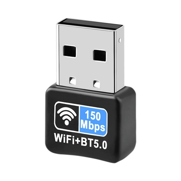 Tarjeta De Red Inalámbrica Tarjeta de red inalámbrica de 150 Mbps, controlador gratuito, Mini adaptador WiFi USB para PC de escritorio Likrtyny Para estrenar